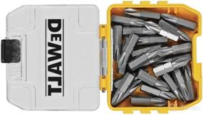 img 3 attached to 🔧 DEWALT Phillips #2 Screwdriver Set - 25-Pack, 1-Inch Bits (DWAF2002B25), Yellow