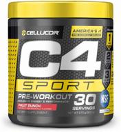 cellucor c4 sport pre-workout powder fruit punch - сертифицировано nsf для спорта 30 порций | оптимизирован для поисковых систем логотип