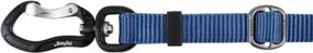 img 1 attached to Premium Upgraded Hyhug Pets Adjustable Leash For Medium To Giant Dogs - Durable Nylon And Soft Neoprene Handle, Extendable Between 4-6 Feet, Classic Blue (Small)