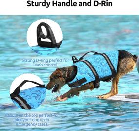 img 2 attached to Mictovin Reflective Adjustable Flotation Swimming Dogs