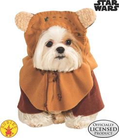 img 2 attached to 🐾 Adorable and Authentic: Rubie's Star Wars Ewok Pet Costume - Your Furry Friend's Perfect Halloween Ensemble!