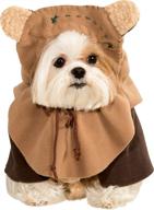 🐾 adorable and authentic: rubie's star wars ewok pet costume - your furry friend's perfect halloween ensemble! логотип