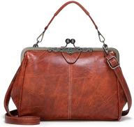 👜 women's vintage leather handbags - evening satchel & wallet set, ideal for totes logo