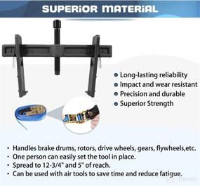 img 3 attached to 🔧 Efficiently Remove Brake Drums and Rotors with Camoo 6980 Puller