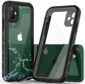 img 4 attached to YOGRE For IPhone 11 Waterproof Case, IP68 Certified Heavy Duty Shockproof Snowproof Dirtproof Cover Case, Full-Body Rugged Clear Case With Built-In Screen Protector For IPhone 11
