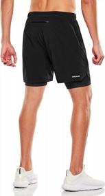 img 2 attached to TSLA Active Running Shorts: 2-In-1 Quick Dry Workout Shorts With Pockets For Gym Training And Athletic Exercise