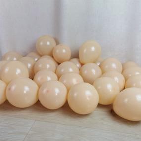 img 2 attached to 🎈 Nude Balloons 5 inch - 100 pcs: Perfect Party Decorations for Birthday, Wedding, Engagement, Anniversary, Christmas, and More!