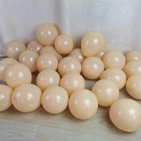 img 4 attached to 🎈 Nude Balloons 5 inch - 100 pcs: Perfect Party Decorations for Birthday, Wedding, Engagement, Anniversary, Christmas, and More!