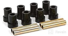 img 2 attached to 🚛 Daystar Chevy/GMC K10 1/2 Ton Polyurethane Front Spring Bushings Superlift/Skyjacker - 8 Bushings 4 Sleeves (KG02315BK) | Fits K5/10/20/30 & Suburban 1969-1987 4WD | Made in America | Black