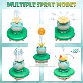 img 3 attached to 🛁 Entertaining Baby Bath Toys: 4 Modes Water Spray Bath Toy Sprinkler for Toddlers 1-3 | Perfect Pool Games Set & Gift for Bathtub, Shower, Beach | Ideal for Boys & Girls 2-7 Years Old