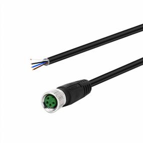 img 4 attached to M8 Connector Cable 4-Pin Female A-Coding 3M/10FT PVC Line Pre-Wired VELLEDQ Industrial