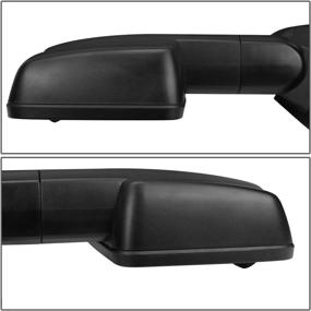 img 1 attached to 🚗 DNA Motoring TWM-016-T888-BK-AM Pair of Powered Heated Telescopic Towing Side Mirrors with Turn Signal for 2014-2017 Silverado 1500 and Sierra 1500