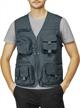 h2h men's active wear outdoor vests work safari fishing travel utility summer vest logo