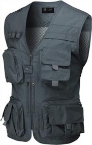 img 2 attached to H2H Men'S Active Wear Outdoor Vests Work Safari Fishing Travel Utility Summer Vest