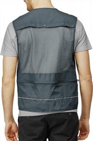 img 3 attached to H2H Men'S Active Wear Outdoor Vests Work Safari Fishing Travel Utility Summer Vest