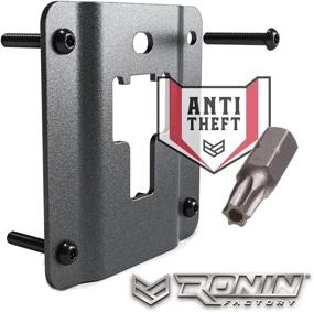 img 4 attached to 🚚 Ford F150 F250 Raptor Boxlink Cleats, Tie Down Brackets, & Plates Set - Ronin Factory Combo Pack with All Hardware - 4 Ratchet Strap Anchor Points Included