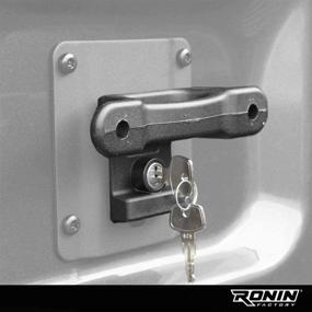 img 1 attached to 🚚 Ford F150 F250 Raptor Boxlink Cleats, Tie Down Brackets, & Plates Set - Ronin Factory Combo Pack with All Hardware - 4 Ratchet Strap Anchor Points Included