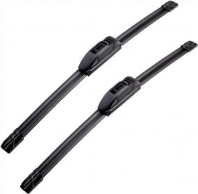 img 4 attached to OEM QUALITY 26" + 17" PARRATI Premium All-Season Windshield Wiper Blades (Set Of 2)
