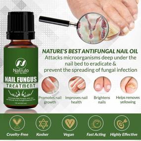 img 3 attached to Tea Tree Oil Nail & Toenail Fungus Treatment - Natural Anti Fungal Balm For Clear Healthy Nails - 100% Pure Liquid Homeopathic Infection Fighter Remedy Made In USA