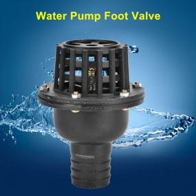 img 3 attached to PVC Foot Valve For Water Pump, Black Bottom Valve With Check Valve, Ideal For Fluid Machines With 50Mm Outer Diameter And 135Mm Length (2 Inches)