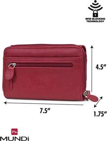 img 1 attached to Womens Blocking Organizer Removable Wristlet Women's Handbags & Wallets at Wristlets