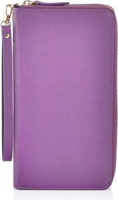 img 4 attached to Womens Capacity Clutch Travel Removable Women's Handbags & Wallets ~ Wallets