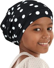 img 4 attached to Comfortable Satin Bonnet for 🌙 Oversize, Adjustable Curly Hair Care during Sleep