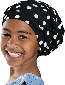 img 3 attached to Comfortable Satin Bonnet for 🌙 Oversize, Adjustable Curly Hair Care during Sleep