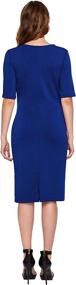 img 3 attached to SheIn Womens Sleeve Elegant Sheath Women's Clothing : Dresses