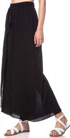 img 3 attached to Stylish And Comfortable: Anna-Kaci'S Flowy Layered Palazzo Pants For Women