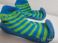 img 1 attached to Outdoor Playshoes: Striped Rubber Beach Shoes for Toddler Boys review by Benjamin Glasper