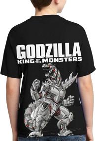 img 3 attached to 🦖 Godzilla Dinosaur Monsters GK5 M Boys' Printed Black Clothing Tops, Tees & Shirts