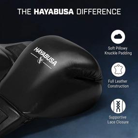 img 3 attached to Hayabusa Pro Leather Lace-Up Boxing Gloves For Men And Women