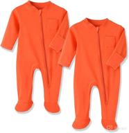 months cotton pajamas footed sleeper apparel & accessories baby boys ... clothing logo