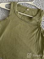 img 1 attached to Auselily Women's Tank Top - Stylish, Comfortable Round Neck Racerback Ribbed Tank for Women review by Melota Phillips
