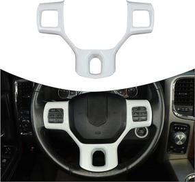 img 1 attached to Hoolcar Interior Steering Wheel Cover ABS Trim For 2010-2017 Dodge RAM 1500 Accessories Interior Accessories