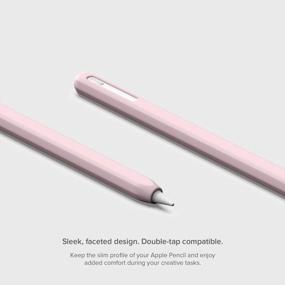 img 1 attached to Розовый премиальный силиконовый чехол-держатель для iPad Apple Pencil 2-го поколения - UPPERCASE Designs NimbleSleeve