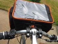 img 1 attached to Ibera Bicycle Handlebar Camera Bag With Clip-On Quick Release, Rain Cover And Map Sleeve For Equipment review by Jamal Gerrero
