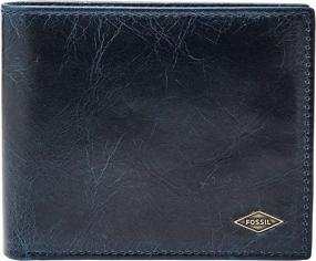 img 4 attached to Fossil Men's Bifold Wallet in Black - Men's Accessories for Wallets, Card Cases, and Money Organizers