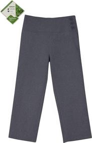 img 3 attached to 👖 Durable Adjustable Girls' Pants & Capris by Bienzoe - Ideal School Uniforms