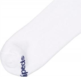 img 1 attached to 4-Pack Of Half Cushion Crew Socks For Adults By MediPeds