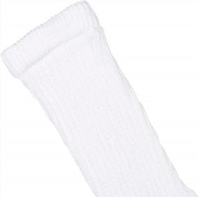 img 2 attached to 4-Pack Of Half Cushion Crew Socks For Adults By MediPeds