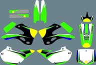 kawasaki motorcycle motorcross graphics adhesive логотип