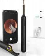 see and clean your ears with ease: ear wax removal tool camera with high-resolution camera and built-in led lights logo
