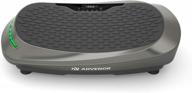 advenor 4d vibration plate exercise machine - triple motor 120 speed w/loop bands for whole body workout fitness, 3d/4d platform home fitness logo