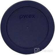 pyrex 7200-pc blue round 2 cup storage lid for glass bowls (1, blue) - efficient and durable kitchen storage solution логотип