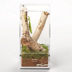 img 4 attached to 🦎 Enhanced Acrylic Reptile Terrarium by REPTI ZOO…