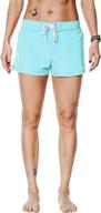 🩱 unitop women's lightweight quick shorts for swimsuits and cover ups logo