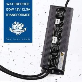 img 1 attached to Transform Your Outdoors With SUNVIE 150W 12V Low Voltage Landscape Lighting Transformer - Waterproof Supply For Malibu, Paradise, Moonrays, And More