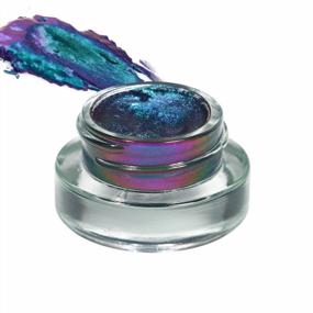 img 4 attached to Galaxy Bowitzki 3.5G Cream Multi-Chrome Eyeshadow: Color-Shifting, Longer-Lasting, No Creasing Shimmer Makeup With Chameleon Gel Technology